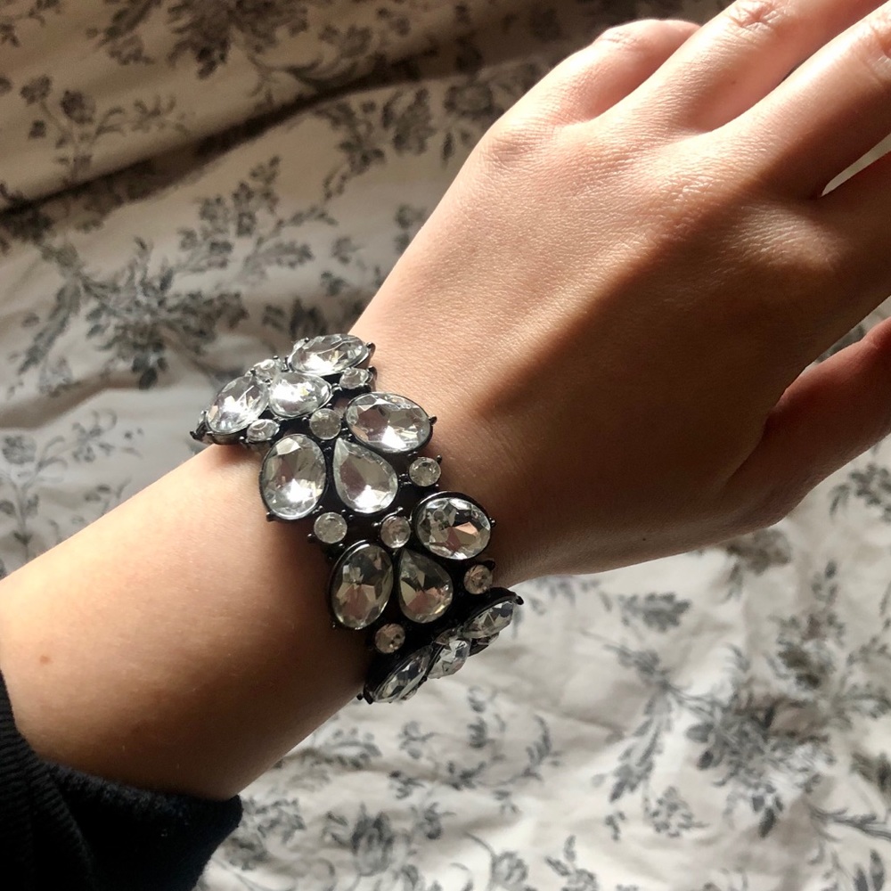 Large Crystal Stretch Bracelet